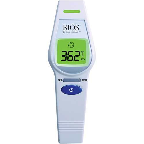 Non-Contact Forehead Thermometer, 0°C - 100.0°C (32.0°F - 212.0°F), Fixed Emmissivity Equipex