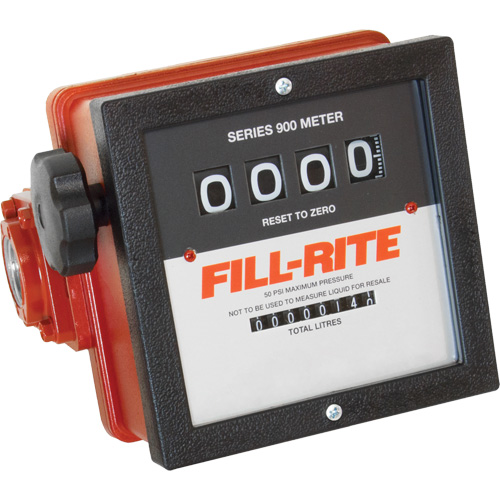 4-Wheel Mechanical Flow Meter, Analogue Equipex