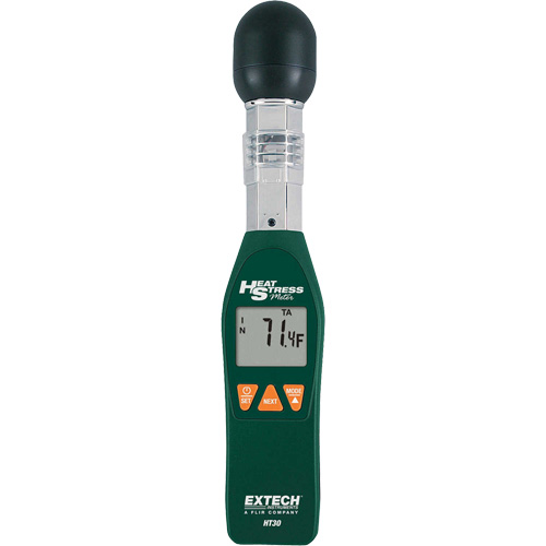 Compteur de contrainte thermique &agrave; thermom&egrave;tre globe mouill&eacute; Extech Equipex