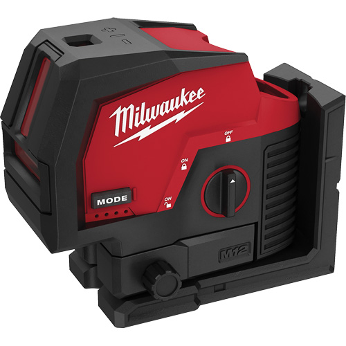 M12  Green Cross Line and Plumb Points Cordless Laser (Tool Only) Equipex