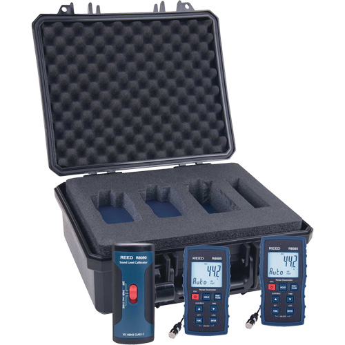 Trousse de dosim&egrave;tre de bruit, Gamme de mesure 35 - 130 dB Equipex