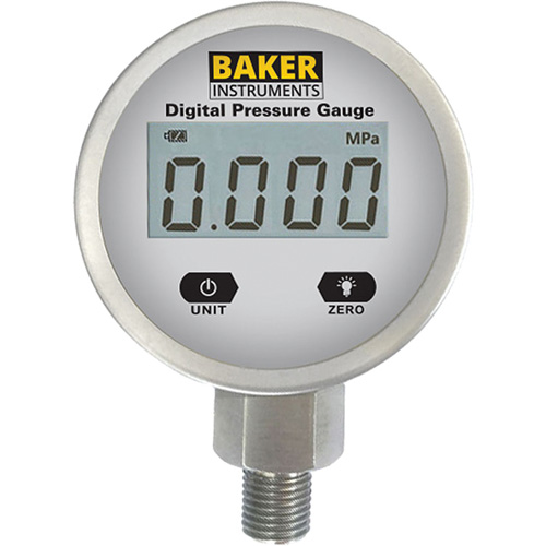 B5000 Series Pressure Gauge, 2-1/2" , 0 - 1000 psi, Bottom Mount, Digital Equipex