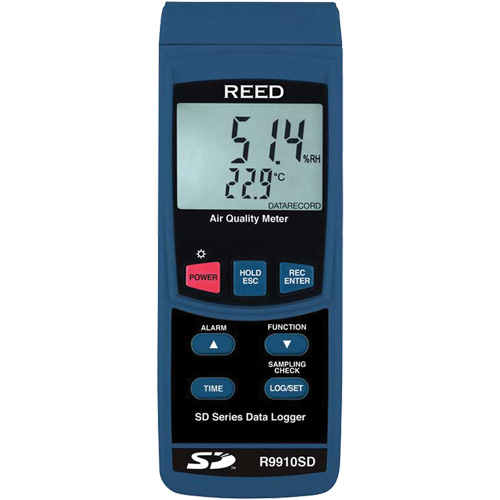 Data Logging Indoor Air Quality Meter with Calibration Certificate Equipex