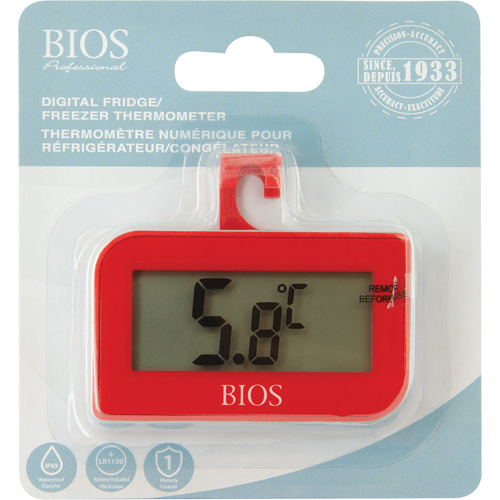 Thermom&egrave;tre num&eacute;rique de r&eacute;frig&eacute;rateur et cong&eacute;lateur, Sans contact, Num&eacute;rique, -4-122°F ( -20-50°C) Equipex