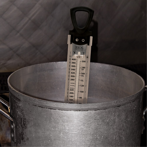 Thermom&egrave;tre &agrave; friture/ bonbons haut de gamme, Contact, Num&eacute;rique, 60-400°F (20-200°C) Equipex