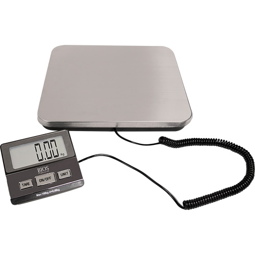Digital Receiving Scale, 220 lbs. Cap., 1 lbs. Graduations Equipex