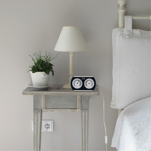 Thermom&egrave;tre-hygrom&egrave;tre d'int&eacute;rieur, 10°- 130° F ( -25° - 55° C ) Equipex