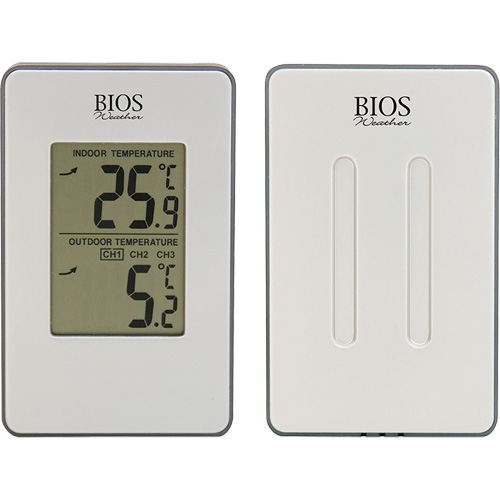 Thermom&egrave;tre sans fil int&eacute;rieur/ext&eacute;rieur, Sans contact, Analogique, 31-158°F (-35-70°C) Equipex