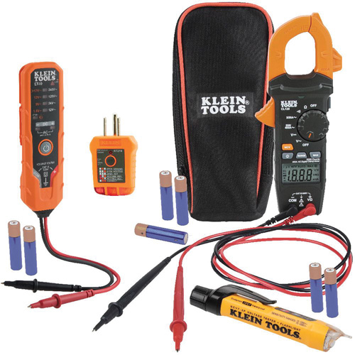 Trousse dessai &eacute;lectrique avec pince-m&egrave;tre Equipex