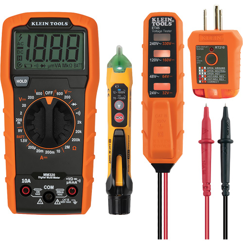 Trousse dessai &eacute;lectrique avec multim&egrave;tre num&eacute;rique Equipex