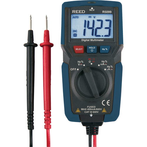 Compact Multimeter with Non-Contact Voltage, AC/DC Voltage, AC/DC Current Equipex