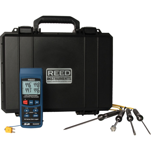 Data Logging Thermocouple Thermometer Kit Equipex