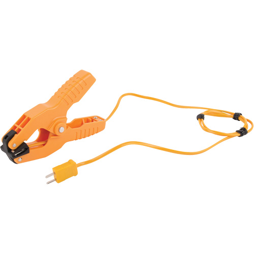 Type K Pipe Clamp Thermocouple Probe, 200 °C (392°F) Max. Temp. Equipex