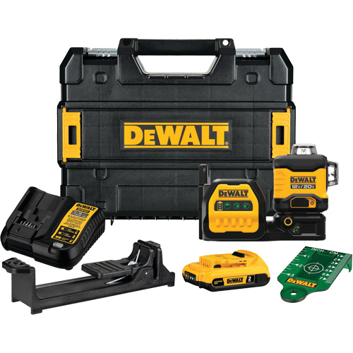 Trousse de laser vert sans fil 20 V Max* 3x360 Equipex