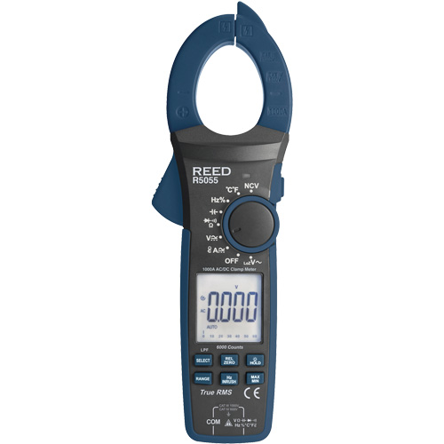 True RMS Digital Clamp Meter, AC/DC Voltage, AC/DC Current Equipex