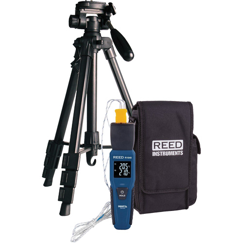 R1640 Smart Series Thermocouple Thermometer with Tripod, Contact, Digital, 32-122°F (0-50°C) Equipex