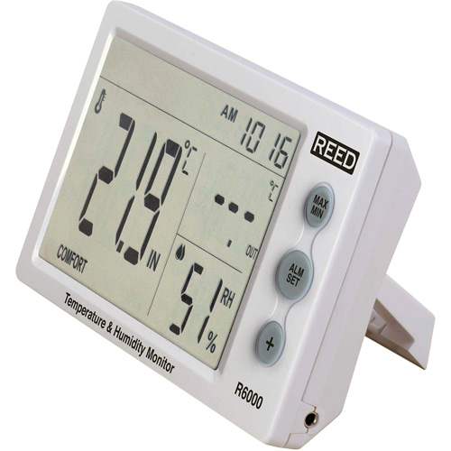 Moniteur de temp&eacute;rature et humidit&eacute;, 20% - 95% HR Equipex