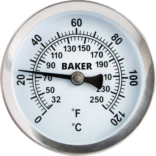 Pipe Surface Thermometer, Non-Contact, Analogue, 32-250°F (0-120°C) Equipex