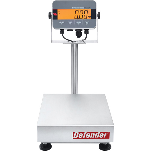 Defender 3000 Washdown Bench Scale, 14" L x 12" W, 30 lbs. Capacity Equipex