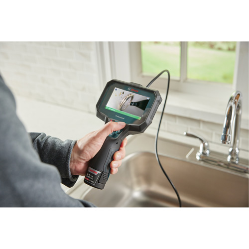 12V Max Professional Handheld Inspection Camera, 4" Display Equipex