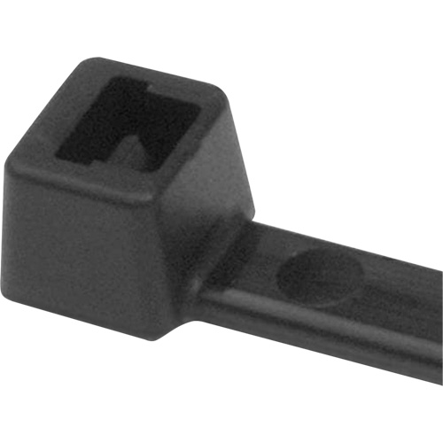 Attaches de c&acirc;ble PA66, Longueur 5-1/2", R&eacute;sistance &agrave; la traction 18 lb, Noir Equipex