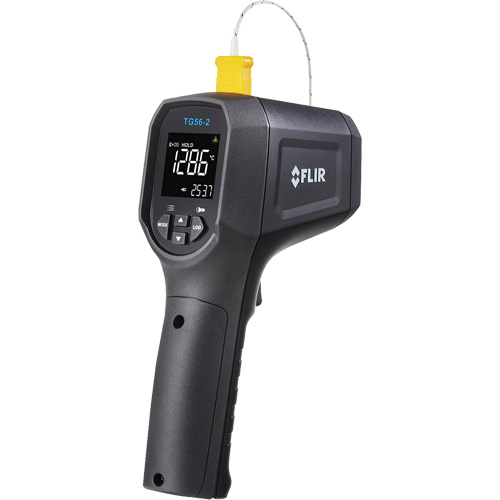 Thermom&egrave;tre &agrave; infrarouge TG56-2 avec thermocouple de type K, -22°- 2372° F ( -30° - 1300° C ), 30:1, &eacute;missivit&eacute; Ajustable Equipex