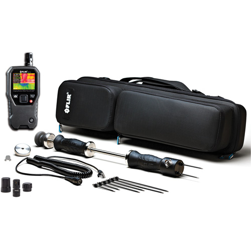Ensemble d'imagerie professionnelle de l'humidit&eacute; avec marteau & sonde de cavit&eacute; murale, Gamme d'humidit&eacute; 7 - 100%, Gamme de temp&eacute;rature 32°- 122° F ( 0° - 50° C ) Equipex