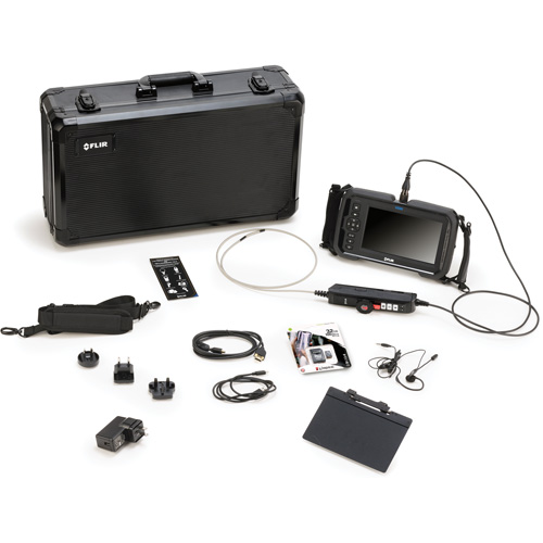 Videoscope Kit with 2-Way Articulation 4.5 mm × 1 m Long Camera Probe, 7" Display, 1024 x 600 pixels Equipex