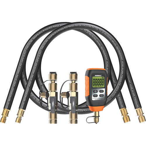 Rapid Evacuation Kit with Hoses, Core Tools, & Micron Gauge Equipex