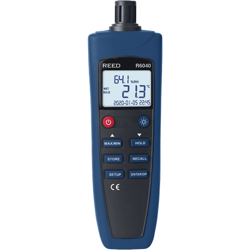 Psychrom&egrave;tre/Thermohygrom&egrave;tre, 0% - 99,9% HR, -4°- 158° F ( -20° - 70° C ) Equipex