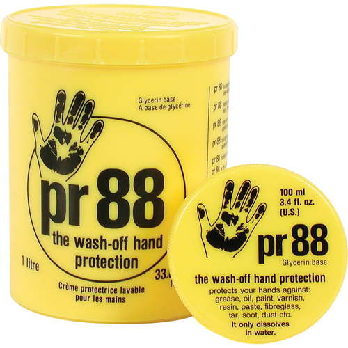 Pr88 Skin Protection Barrier Cream-the Wash-off Hand Protection, Packet, 100 ml Equipex