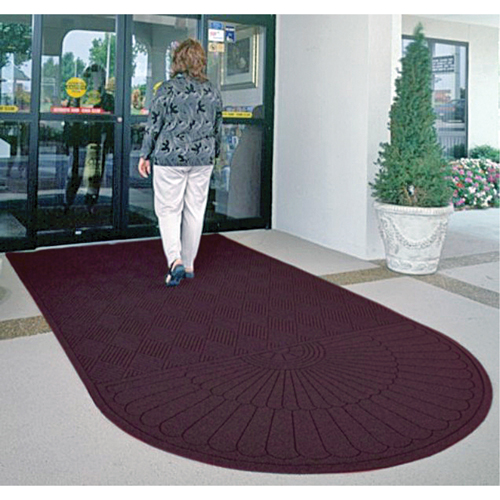 Tapis Waterhog Eco, Essuie-pieds/grattoir, 3' x 6' x 3/8", Marron Equipex