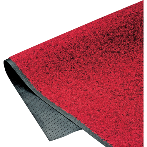 Tapis ColorStar, Essuie-pieds, 3' x 5' x 3/8", Rouge/noir Equipex