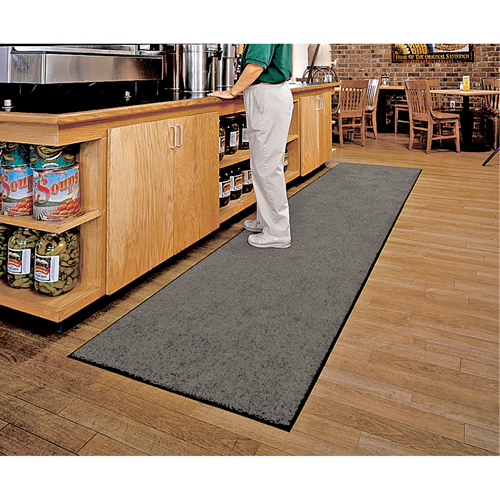 Tapis ColorStar, Essuie-pieds, 3' x 5' x 3/8", Gris Equipex