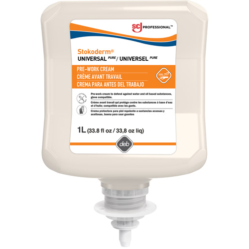 Cr&egrave;me sans silicone &agrave; appliquer avant de travailler Emulsion, Cartouche en plastique, 1000 ml Equipex