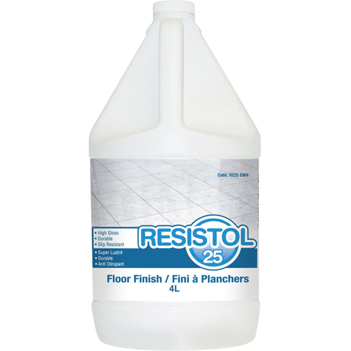 Resistol 25 Floor Finishes, 4 L, Jug Equipex