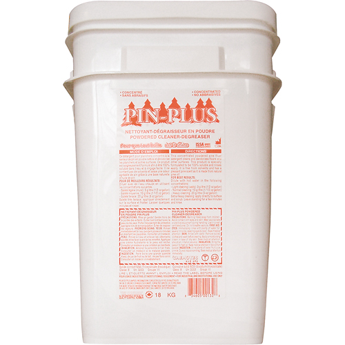 Nettoyant d&eacute;graissant Pin-Plus en poudre, 18 kg/18,0 kg Equipex