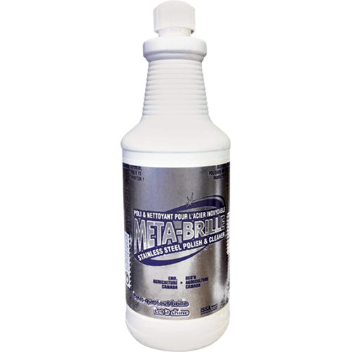 Poli pour l'acier inoxydable Meta-Brille, 950 ml/950,0 ml, Bouteille Equipex