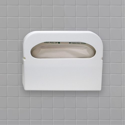 Distributeur de couvre-si&egrave;ges de toilettes pli&eacute;s en deux Health Gards Equipex