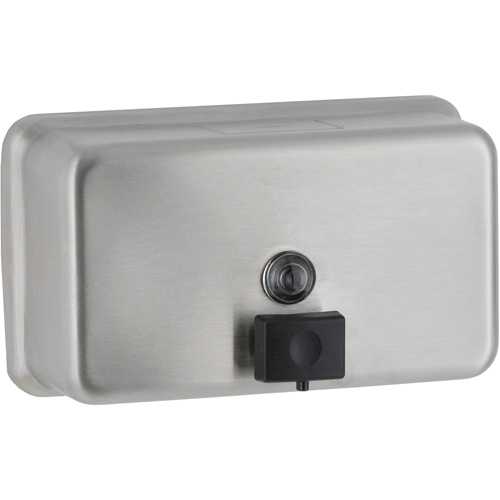 Distributeur de savon horizontal pour montage en surface, &agrave; pression, Capacit&eacute; de 1200 ml Equipex