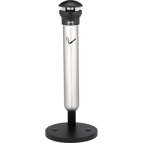 Solutions pour la gestion des m&eacute;gots de cigarettes Infinity, Sur pied, M&eacute;tal, Capacit&eacute; 1,33 gal./1,33 gal. US, Hauteur 39" Equipex