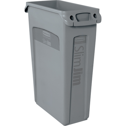 Slim Jim&reg; Container with Venting Channels, Plastic, 23 US gal. Equipex