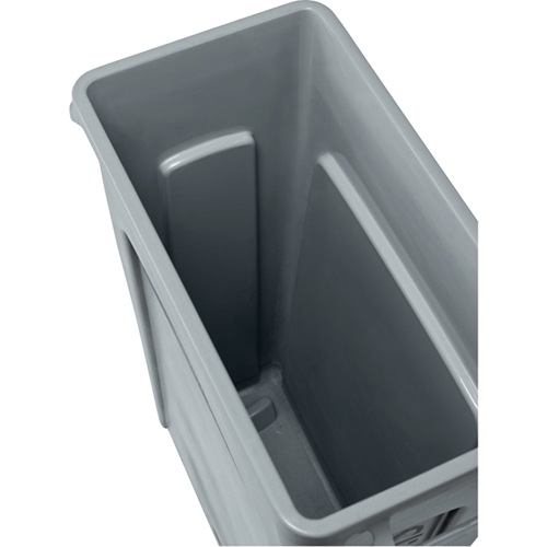 Slim Jim&reg; Container with Venting Channels, Plastic, 23 US gal. Equipex