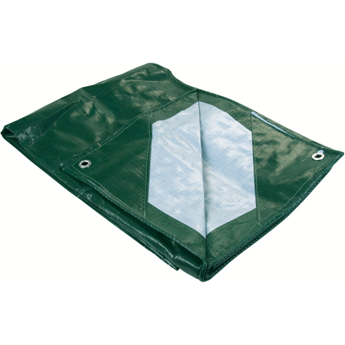 Tarp, Heavy-Duty, Green, 8' x 6' x 9 mils Equipex