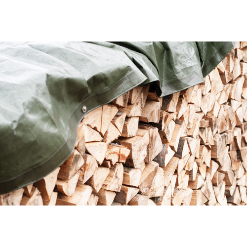 Tarp, Heavy-Duty, Green, 8' x 6' x 9 mils Equipex