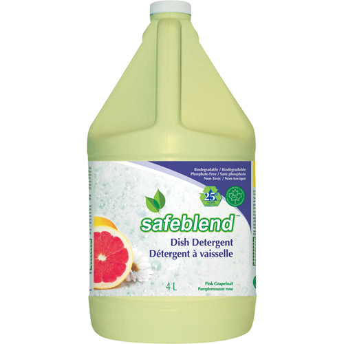 Dish Detergent, Liquid, 4 L, Pink Grapefruit Equipex