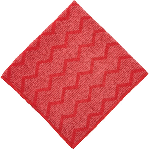 Chiffon de nettoyage Hygen , Microfibre, Rouge Equipex