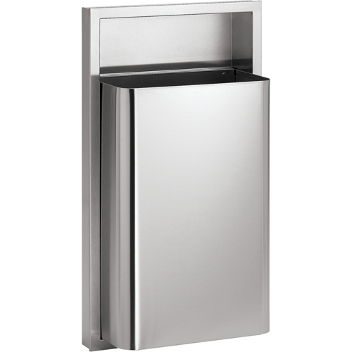 Waste Receptacles, Stainless Steel, 12 US gal. Equipex
