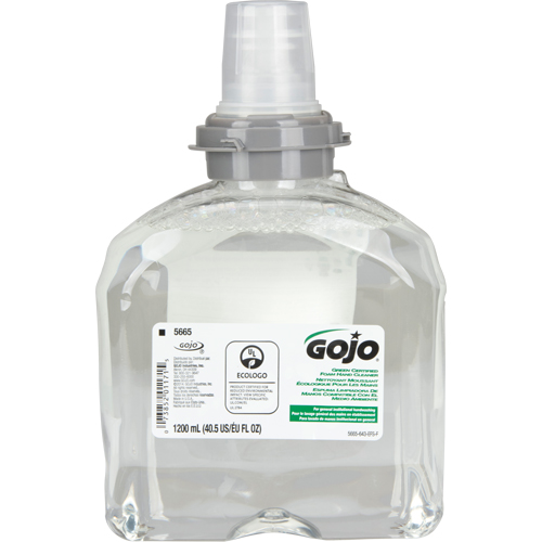 Nettoyant pour les mains &eacute;cologique TFX, Mousse, 1,2 L, Sans parfum Equipex