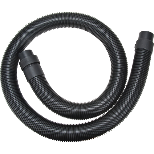 Tuyau souple de 7' pour r&eacute;servoir nervur&eacute; pour aspirateurs industriels en acier inoxydable pour d&eacute;chets secs/humides Equipex